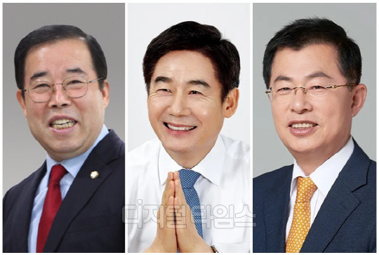 (왼쪽부터) 박성중, 이용호, 이만희 국민의힘 의원. <디지털타임스 DB>